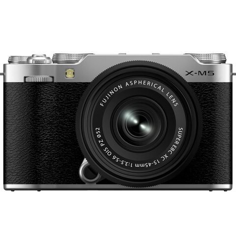 FUJIFILM X-M5 Mirrorless Camera with XC 15-45mm Lens (Silver) 1