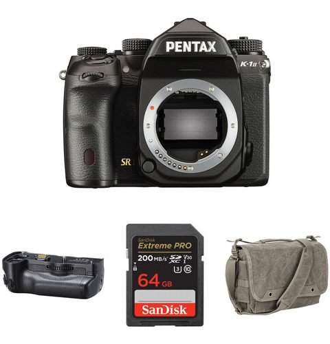 Pentax K-1 Mark II DSLR Camera Body with Battery Grip Kit 1