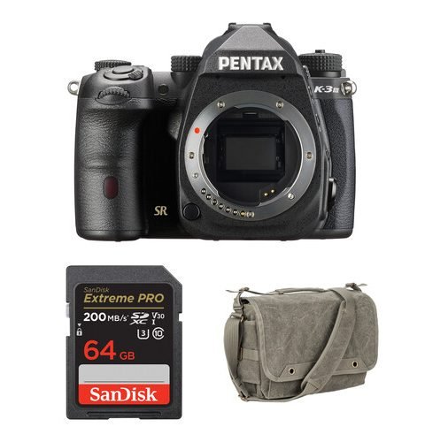 Pentax K-3 Mark III DSLR Camera Body with Accessories Kit (Black) 1