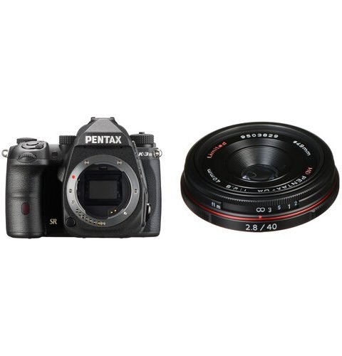Pentax K-3 Mark III DSLR Camera with 40mm f2.8 Lens Kit (Black) 1