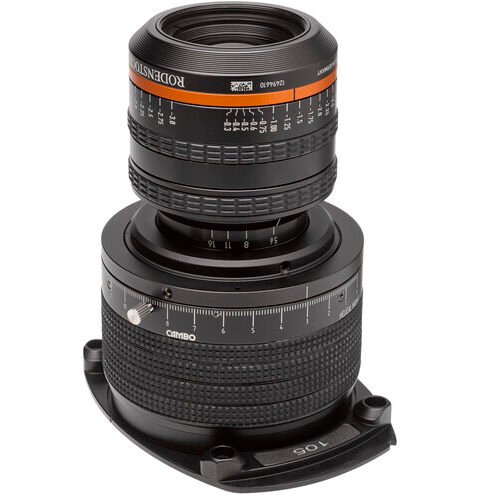 Cambo WRA-5105 Wide-RS 105mm Macro-Digaron HR Lenspanel Aperture Only 1